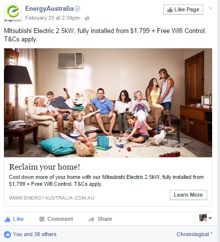 Energy Australia Dollcatz facebook Post
